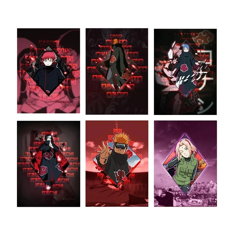

Wall Art Picture The New 8 Types Naruto Poster Prints Canvas Painting Murla Living Room Kids Bedroom Home Anime Decoration