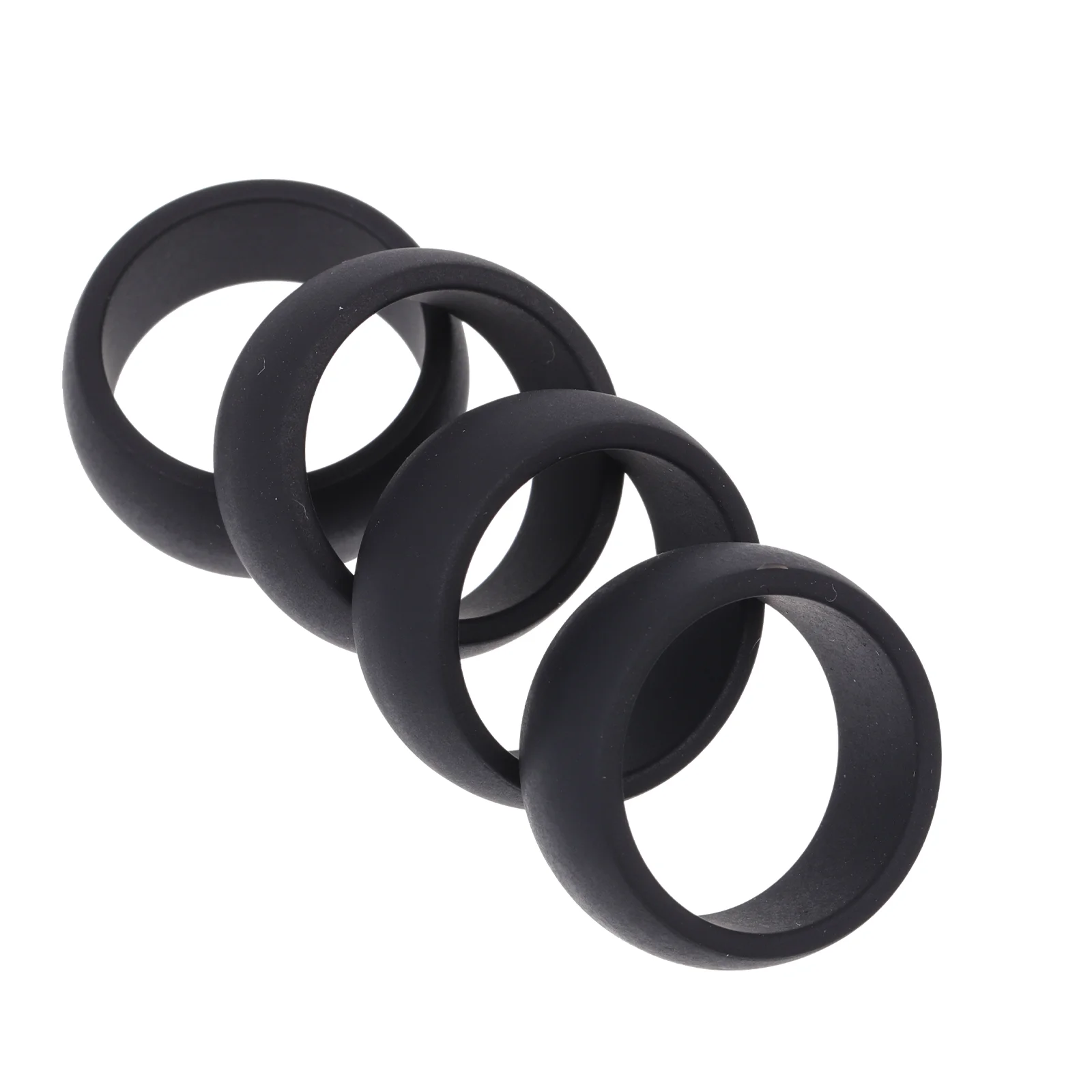 

4 PCS Silicone Ring Gym Accessories Rings Women Finger Softer Wedding Bands Exercising Protector