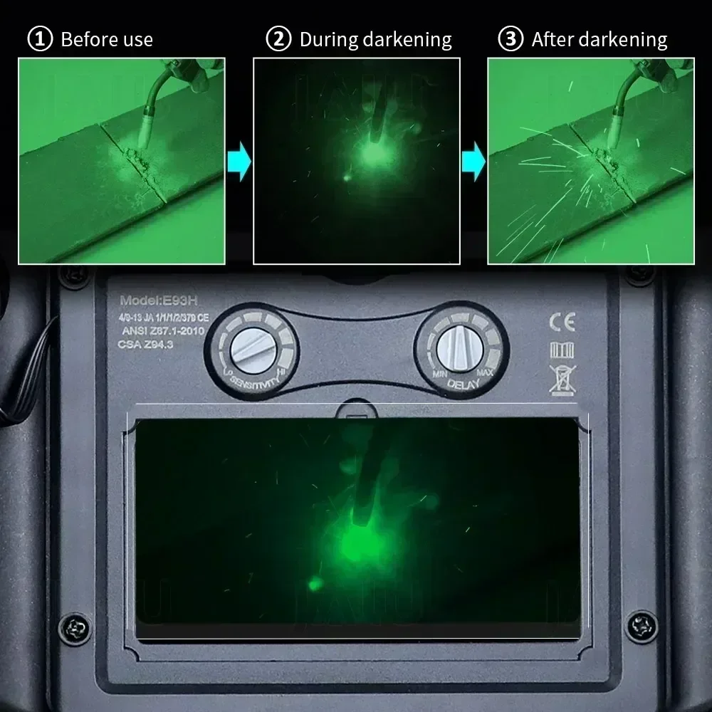 Сварочный шлем с автоматическим затемнением