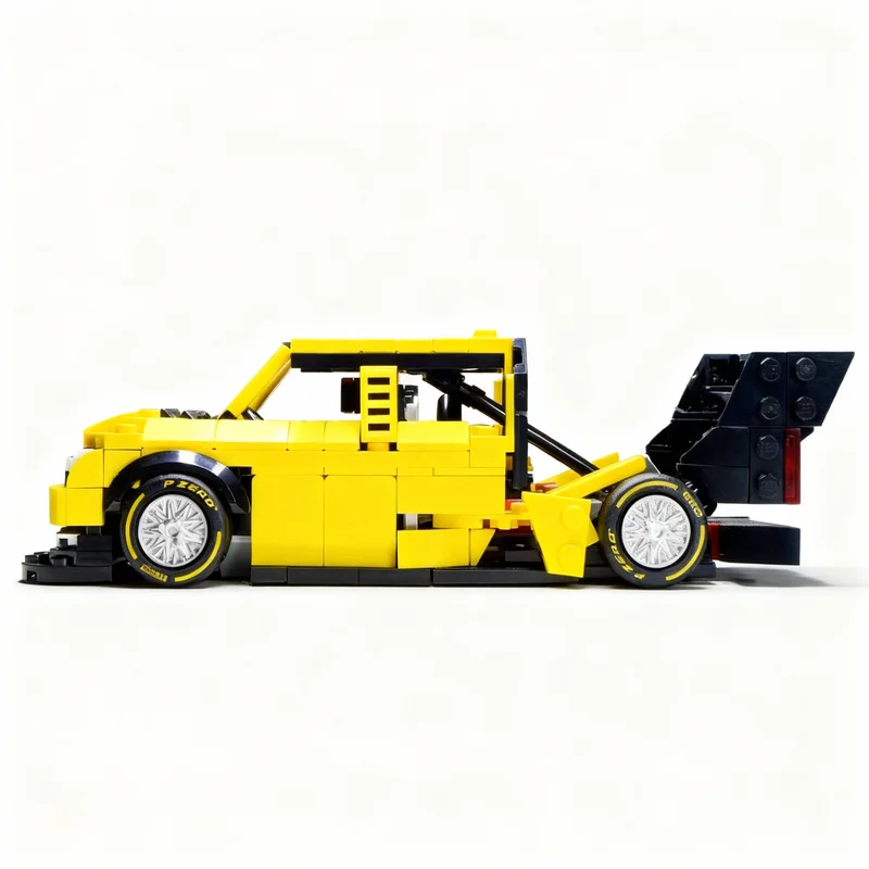 Фото 397 деталей MOC Hondaed Hoonigan Ridgeline IndyCar City Champions, модель из строительных блоков, игрушки, архитектурный конструктор, рождественский подарок, художественные кирпичики. №4