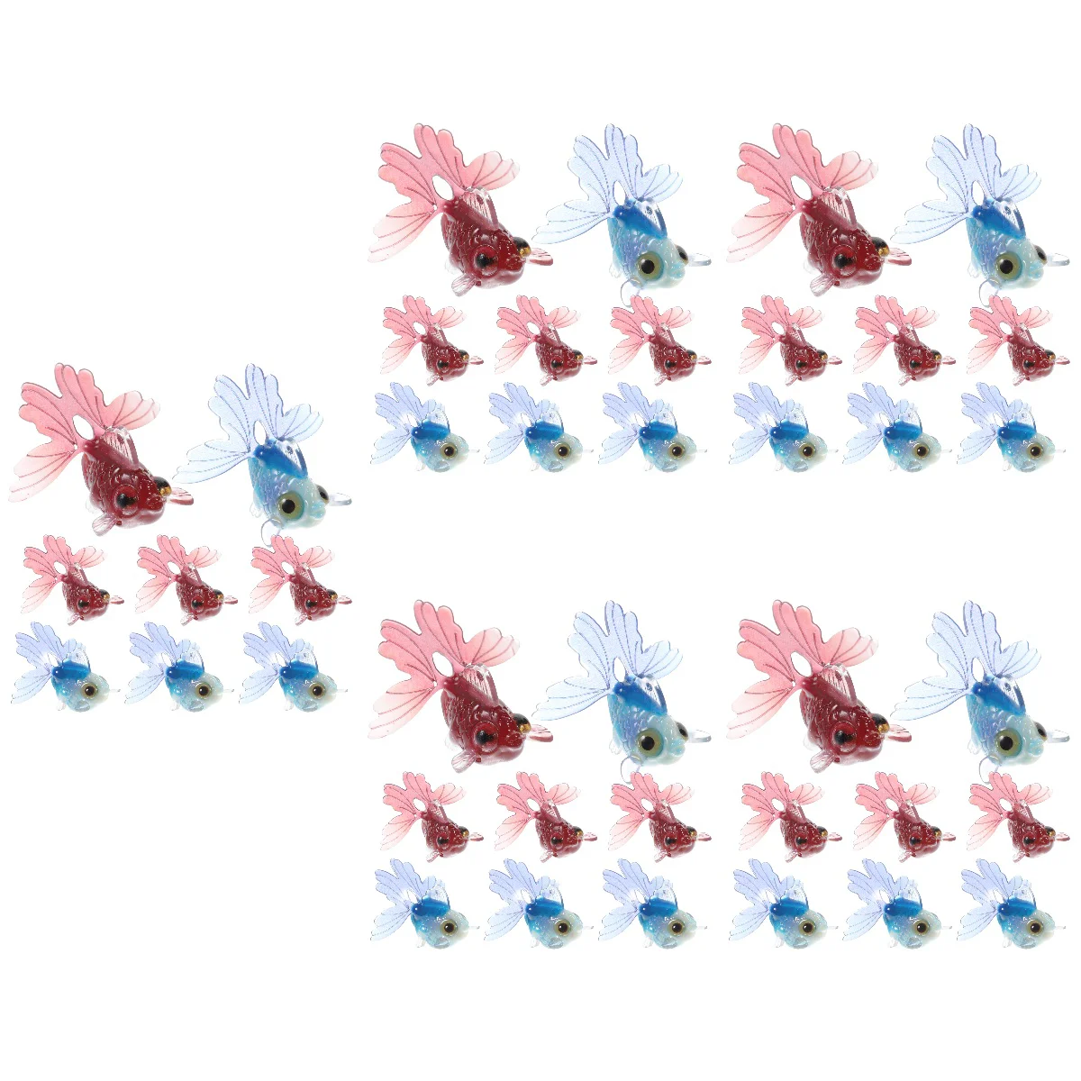 DIY Fish Ornaments Jewelry Charms Supplies Resin Making Delicate Simulation Goldfish Earring Findings