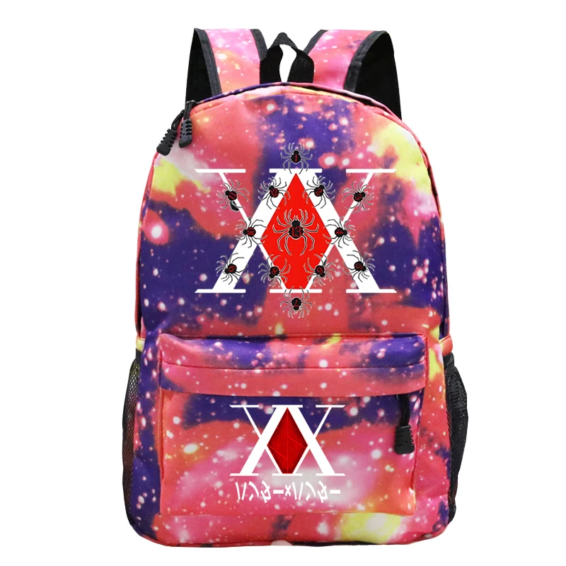 

HUNTER X HUNTER Anime School Bags for Boys Girls Manga Backpacks Harajuku Cartoon Bookbag HUNTER X HUNTER Teen Shoulders Bag