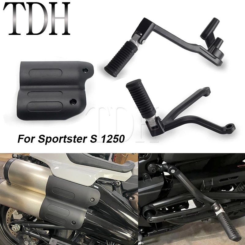 Для Harley Sportster S 1250 мотоциклетная фотолампа для пассажира RH1250 RH педаль подножки