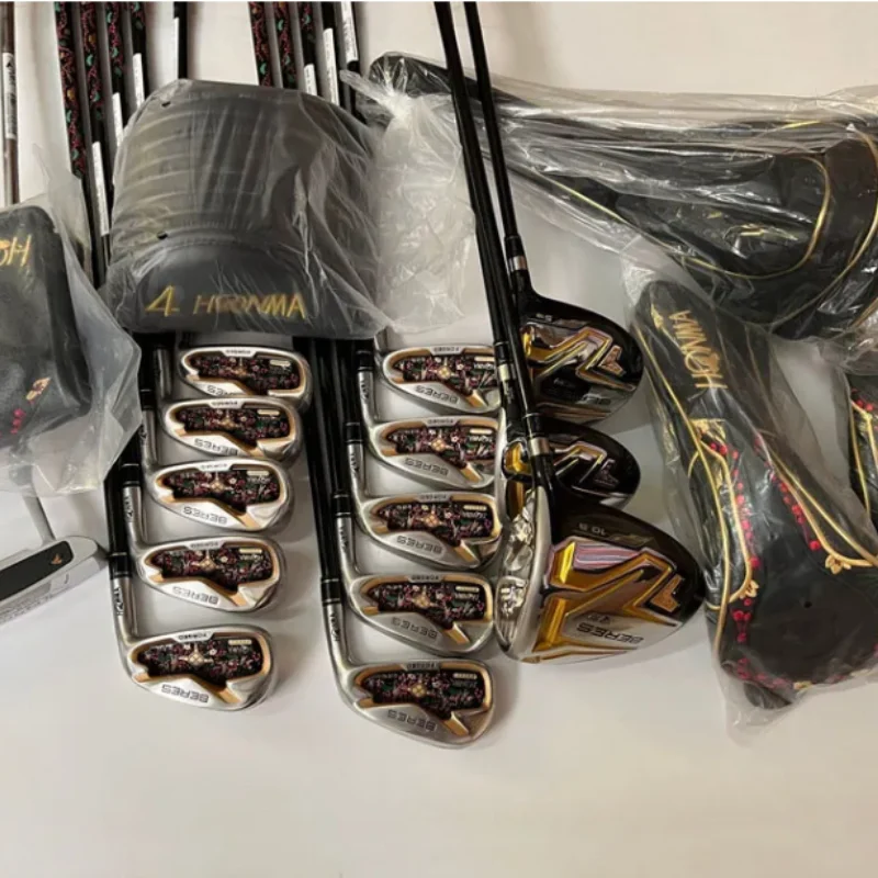 

Brand New Golf Clubs 4 Star Honma Beres S-08 Full Set Driver + Fairway Woods + Irons + Putter R/S/SR Flex Shaft With Head Cover