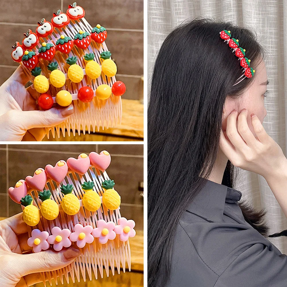 

Детская расческа для волос с изображением кролика и цветов, инструмент для волос со сломанными волосами, Детская расческа, аксессуары для в...