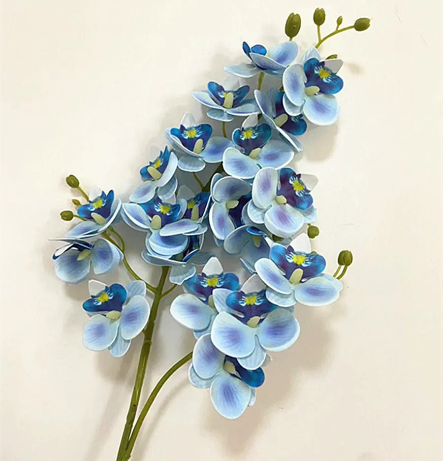 

Искусственные цветы орхидеи-бабочки Jiumengya, 21 головка