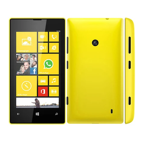 Оригинальный мобильный телефон Lumia 520 телефон и русская Арабская иврит английская клавиатура Оригинальный разблокированный Бесплатная доставка