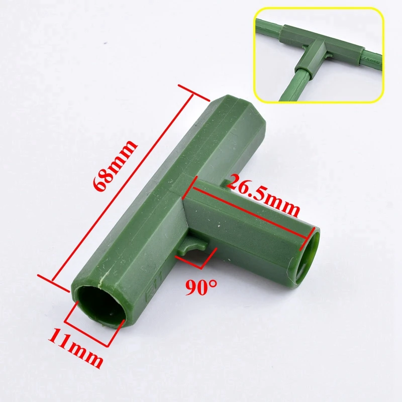 

Пластиковые фитинги для теплиц CT-0246 11 мм