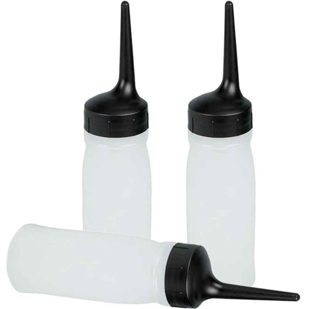 

Hair Oil Applicator Dry Cleaning Bottle Dye Liquid Containers Empty Salon Bottles