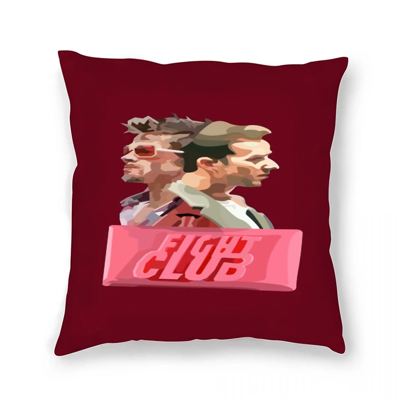 

Fight Club Contrasts Pillow Case 's Premium Amazing Round Collar Tyler Rule Carter Soap Fitness