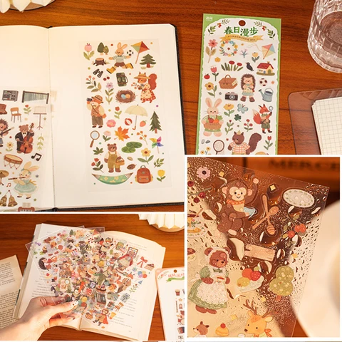 Набор наклеек Лесные друзья