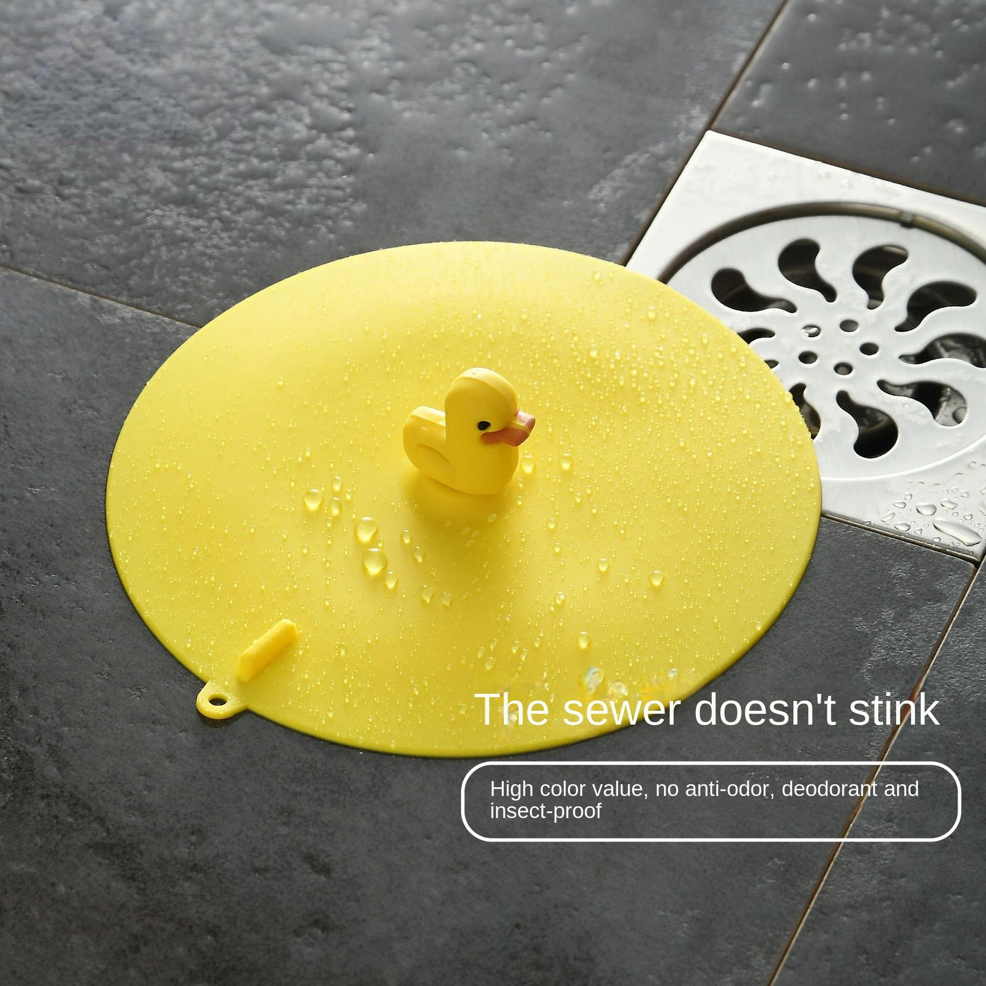 

Silicone floor drain cover toilet anti-odor and deodorizing artifact pad toilet kitchen sink cover sewer deodorizer
