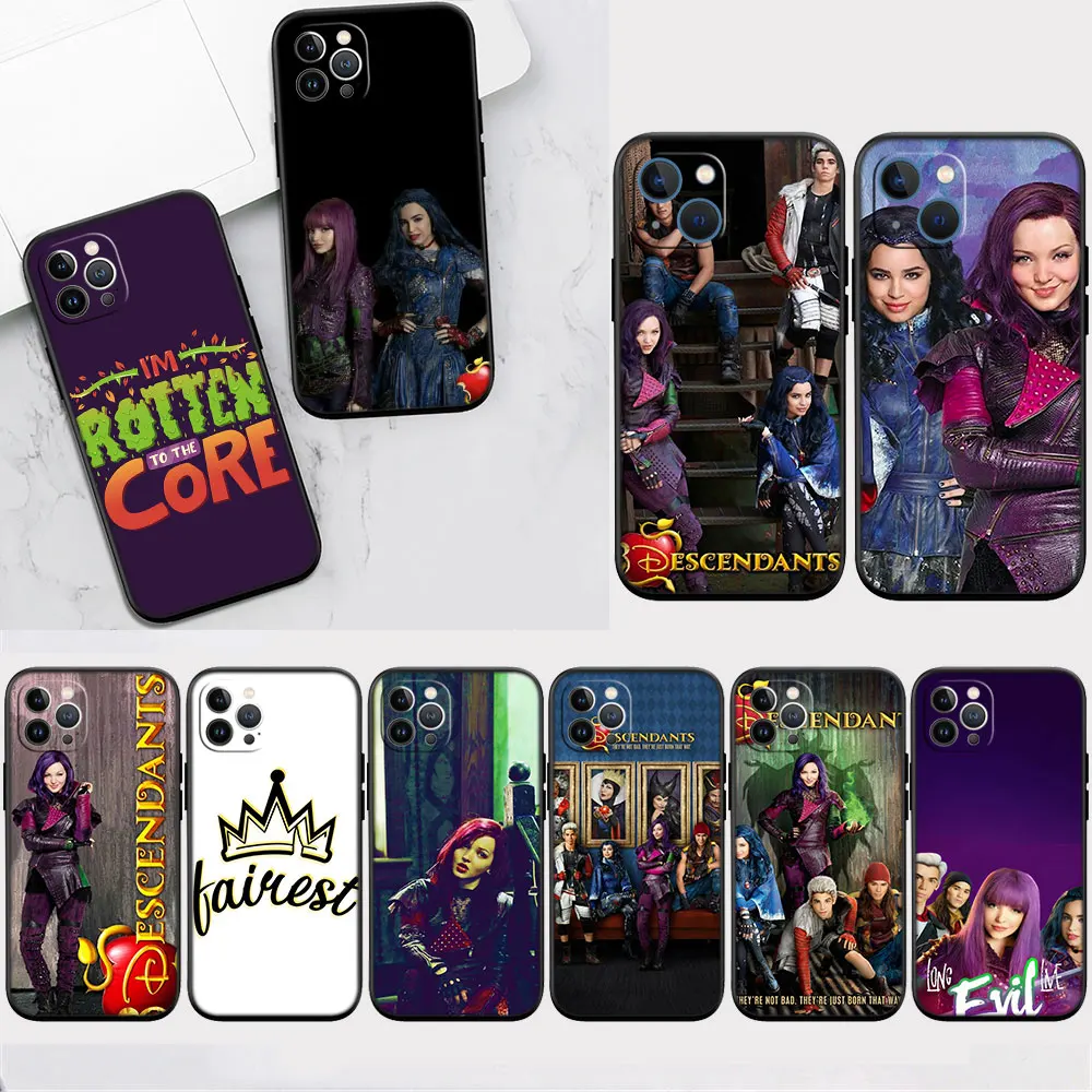 Descendants Phone Case for OPPO F3 F5 F7 F9 F11 F17 F19 Pro Plus A9 A54S A57 A95 A94 A93 A74