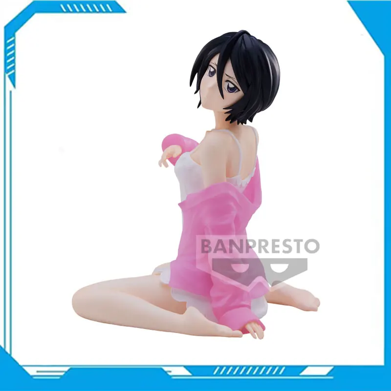 

Anime BLEACH Relax Time Kuchiki Rukia Sitting Posture PVC Action Figures Collectible Model Doll BANPRESTO Original