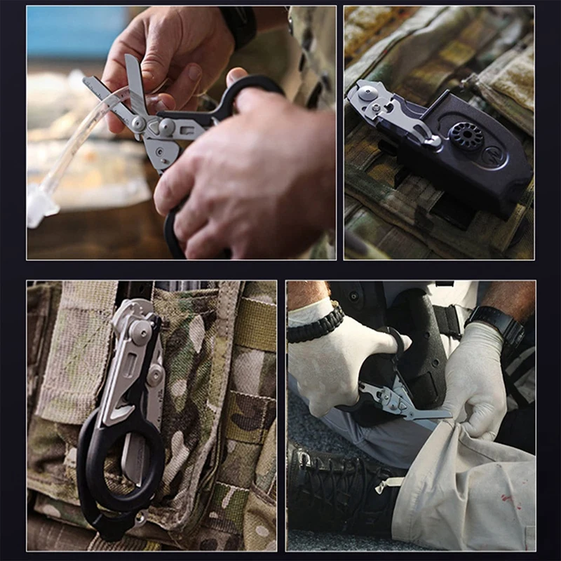 1 комплект многофункциональные складные ножницы из нержавеющей стали