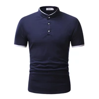 2022 brand high quality summer classic pure color casual short sleeve cotton polo shirt men slim soft cool clothing s 5xl