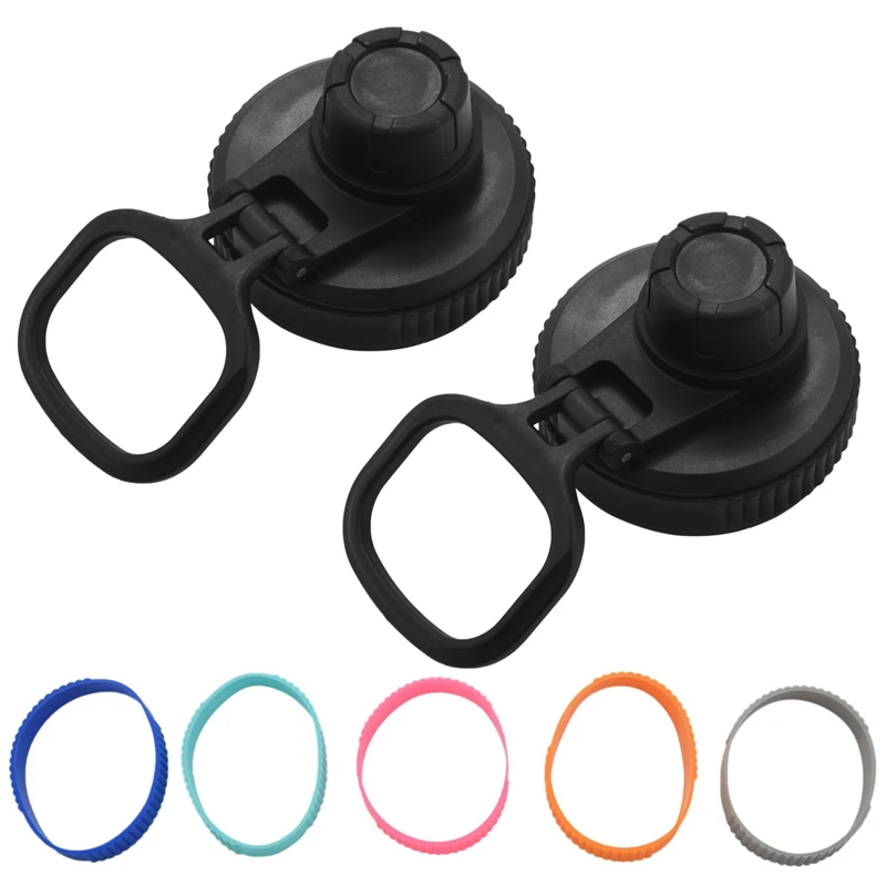 

Nozzle Cap For Hydro Flask Wide Mouth Sports Water Bottle Wide Flaps Large Handle Easy To Carry Compatible With Most Wide Mouth