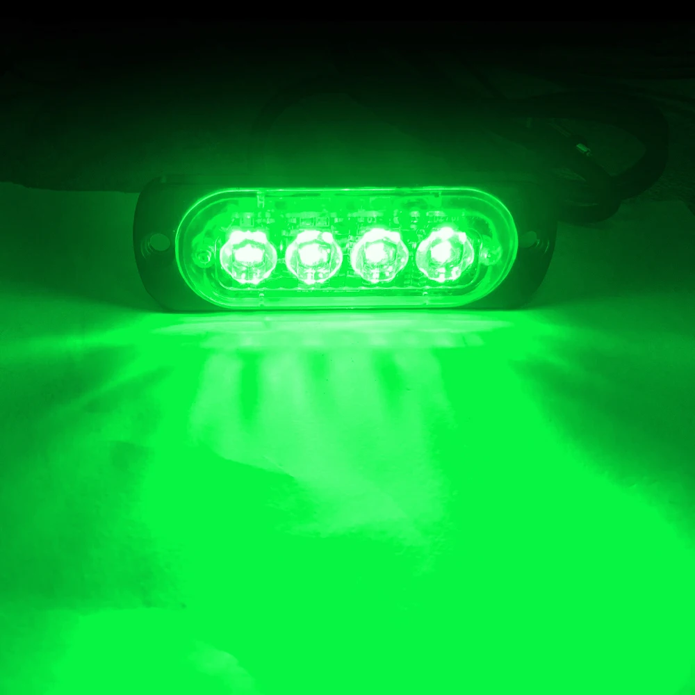 

Автомобильный Стробоскоп, 4 Светодиода, Аварийная Сигнальная Лампа, Полицейский Стиль, Вспышка