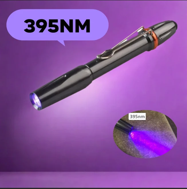 TOPCOM портативный ультрафиолетовый фонарик черный свет 395nm