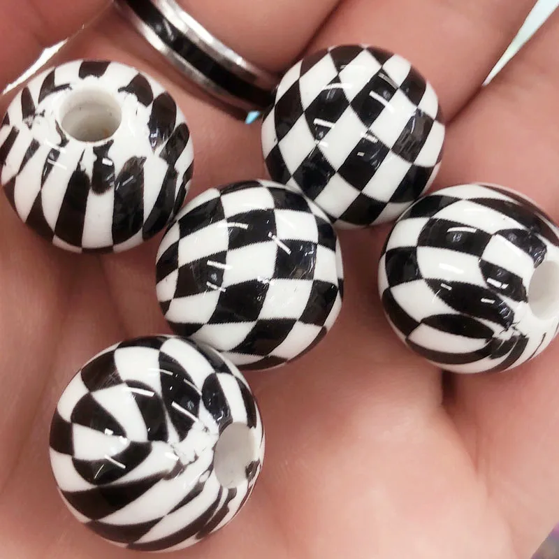

20mm3/5/10pcs acrylic beads charms for bracelet making beads for jewelry making spacer beads wholesale jewelry crystal