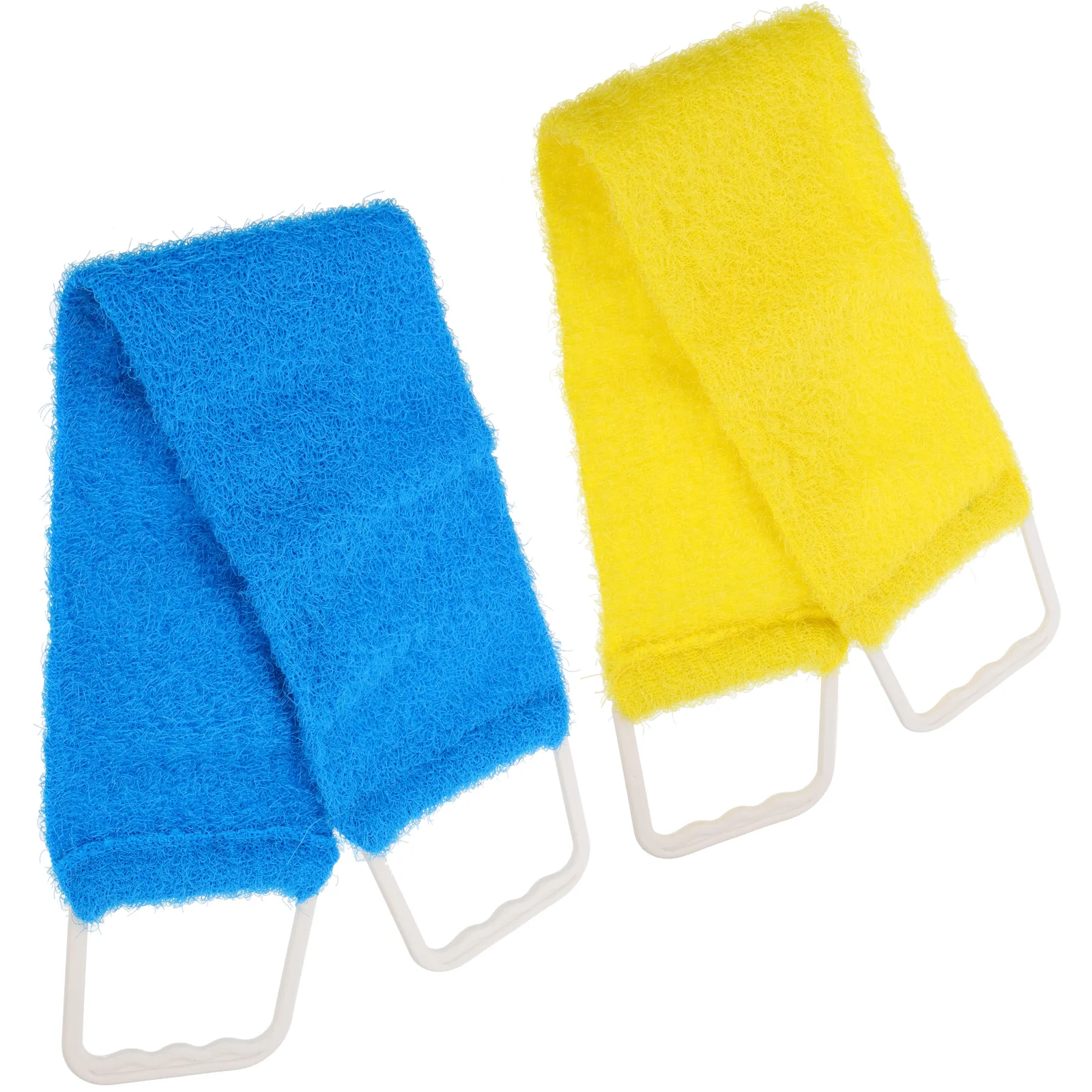 

Color Natural Bath Scrubber: Shower Strap Blue Rub Towel Double Sided Strength Exfoliate Back Strip Back Belt Bath Towel Spa