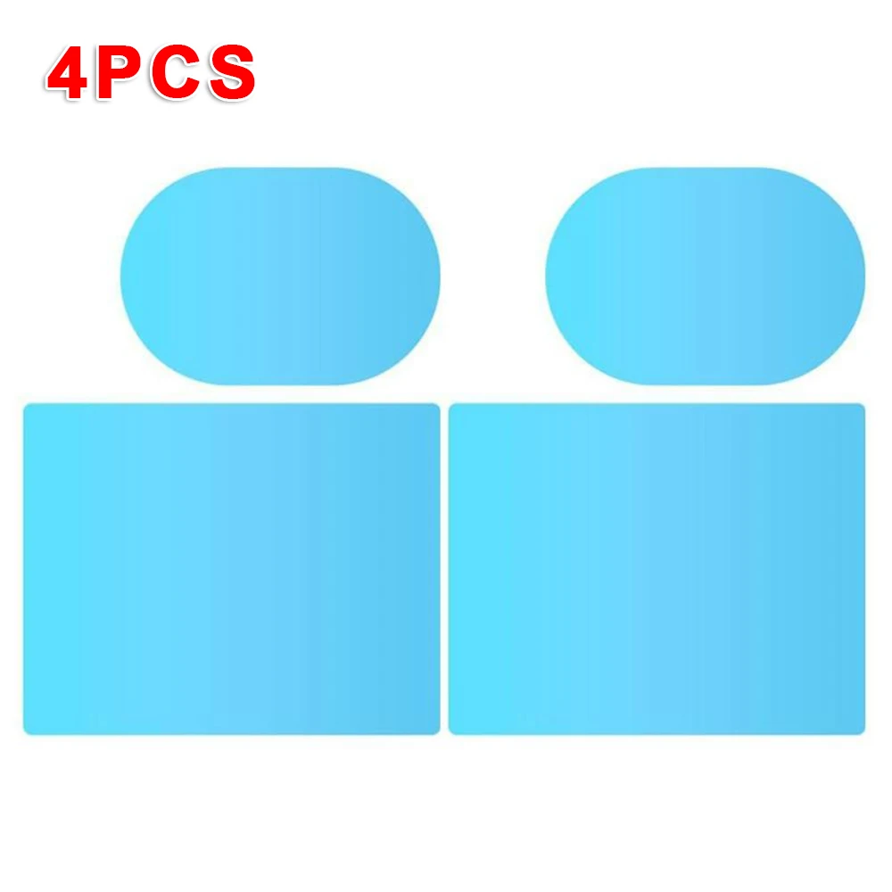 

Exterior Mirror Side Film Protects Rearview Truck 4Pcs Waterproof Accessories Window