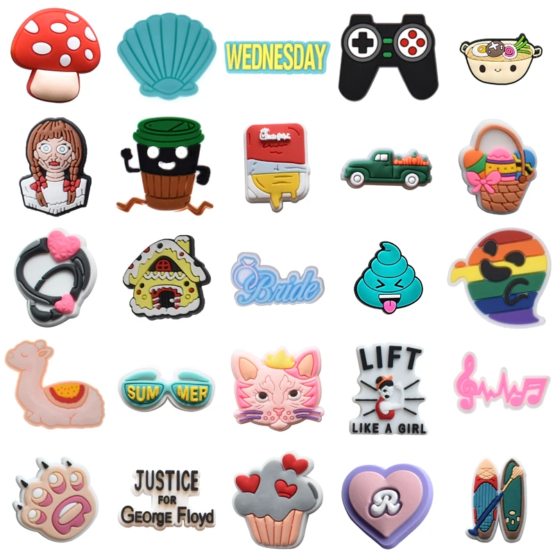 

Packs Girl Shoes Accessories Para Pins Decorations for Crocs Shoe Charms Gifts Set Jeans Women Charm Men Kids Boy Wholesale Bulk