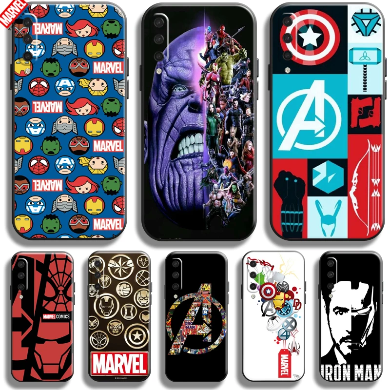 

Marvel Avengers Logo Phone Case For Xiaomi Mi A3 6.09 Inch Carcasa Soft TPU Back Bumper Silicone Cover