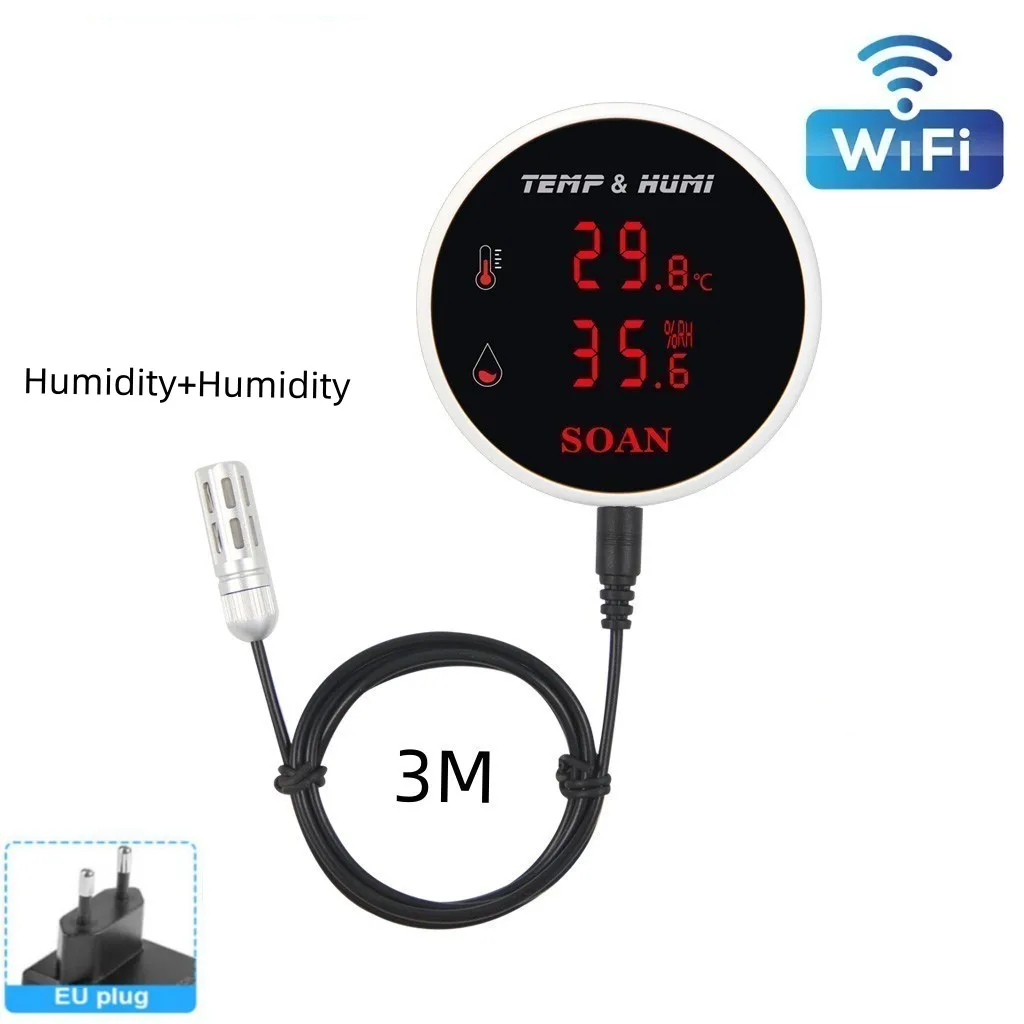 

Tuya датчик температуры и влажности с внешним зондом