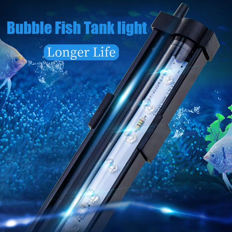 

Aquarium Light LED Waterproof Fish Tank Light Underwater Colorful Lamp Aquariums Decor Lighting Plant Lamp 15-55.5CM 100-240V