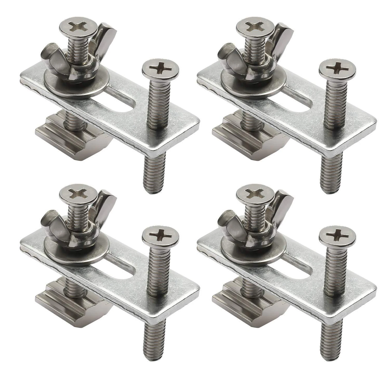 

4pcs Practical T Clamp Accessories Hardware Engraving Titanium Steel Metalworking High Hardness Strong Hold Fit For 3018-PROVer