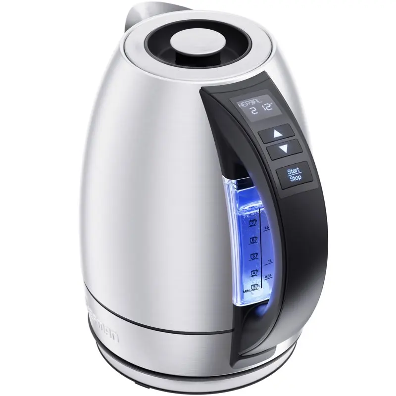 

1.7 Liter, Temp Control, LED Light, Keep Warm, Auto Shutoff, Stainless Steel