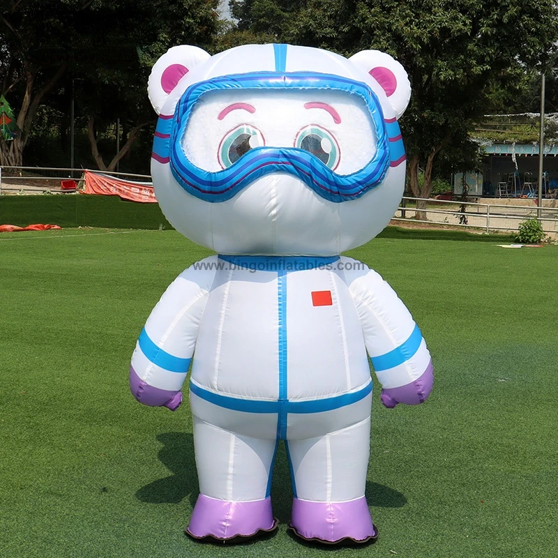 

Inflatable Bear Mascot Ostume Walking Cartoon Animal Opening Celebration Meichen Decoration Props