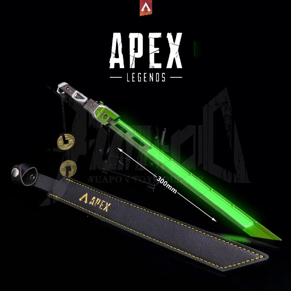 Apex Legends Swords Crypto Heirloom Glow Heirlooms Biwon Blade Katana Knife Keychain Weapon Alloy Model Toys for Children Gift