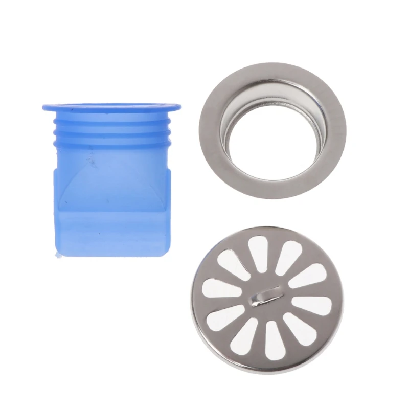 

Double Layer Deodorant Drain Strainers Silicone Floor Drain Core Anti-blocking Backflow Preventer for Bathroom Kitchen