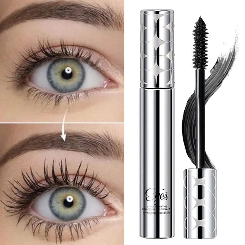 

Waterproof Mascara Long Lasting Eyelashes Extension Makeup Black Brown Silk Fiber Mascara Female Non-smudge Eyelashes Cosmetic