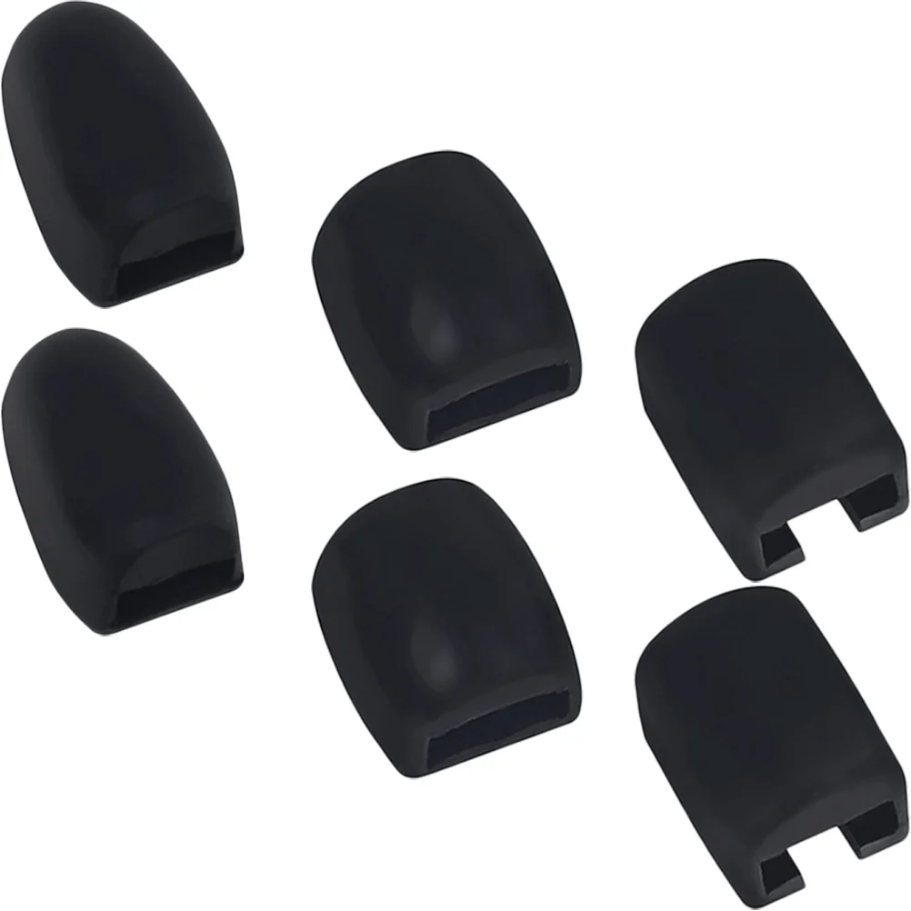 

6 Pcs Saxophone Keypad Instrument Supplies Supply Wind Silicone Side Cover Silica Gel Risers Pads Accessories Accessory