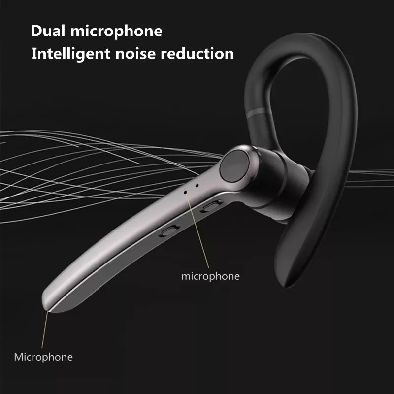 

Newest Handsfree Bluetooth 5.2 Headset Wireless Headphones HD Dual Microphone Smart Noise Reduction Earphone for All Smart Phone
