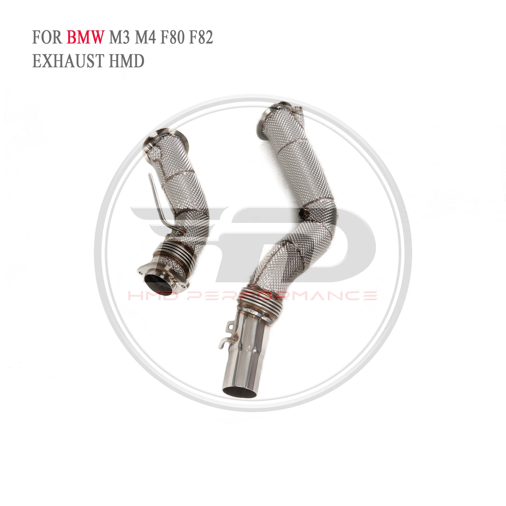 HMD выхлопная система высокая производительность потока для BMW M3 M4 F80 F82