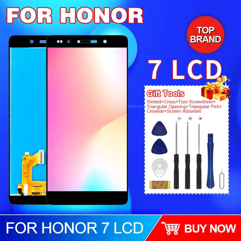 Hot Sale 5.2 Inch For Huawei Honor 7 Lcd With Touch Screen Digitizer PLK-TL01H L01 UL00 AL10 Display Assembly Replacement |