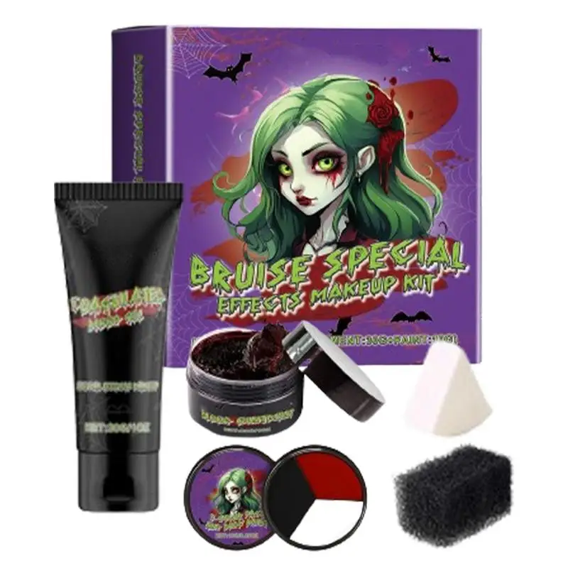 Хэллоуин Кровь Макияж Кровавая Рана Моющийся Набор Поддельных Съедобные