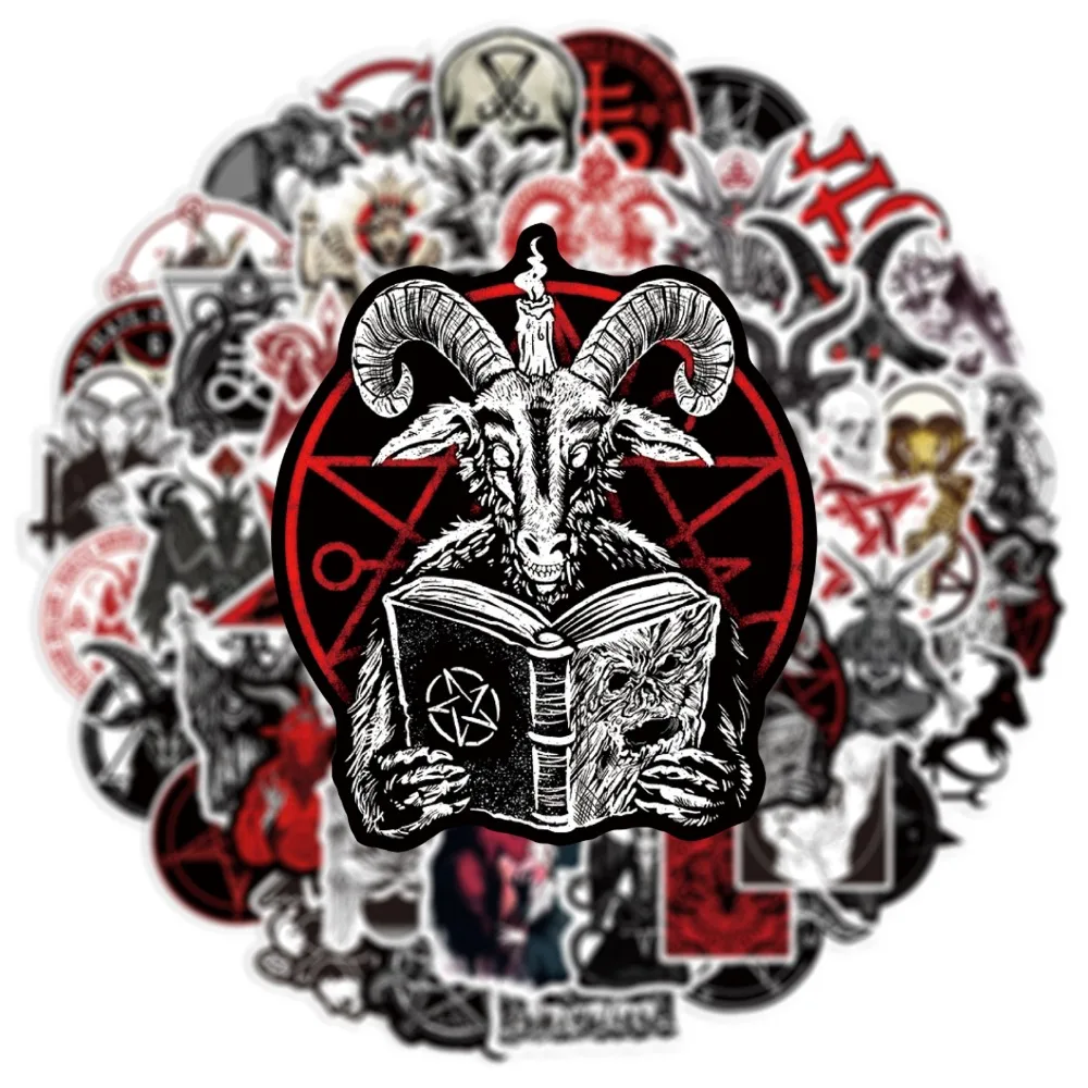 Водонепроницаемые наклейки «Демон Сатана» 10/25/50 шт. ким ынсук ким суён демон останься со мной