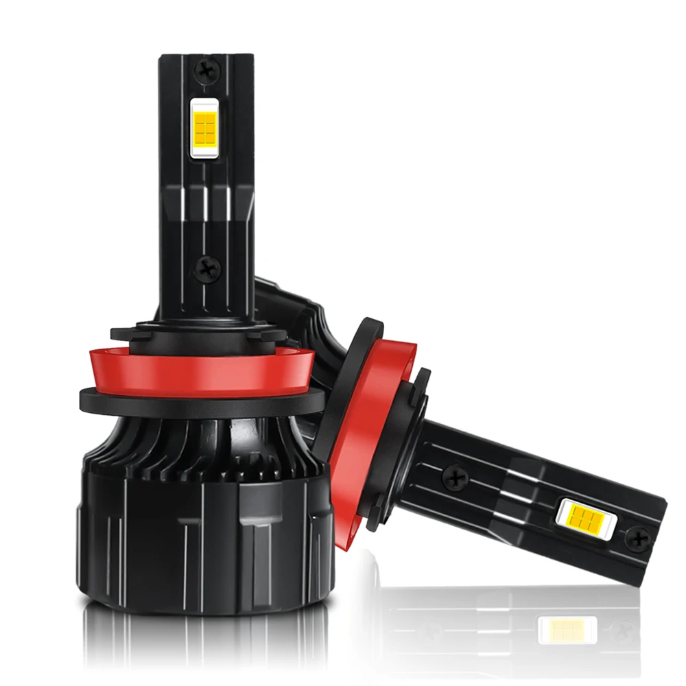 

Easy-to-Install H8 H9 H11 LED Headlight Bulbs, 6500K Hi-Lo Beam, Mini Design, Plug and Play, Fog Light Bulb Lamps