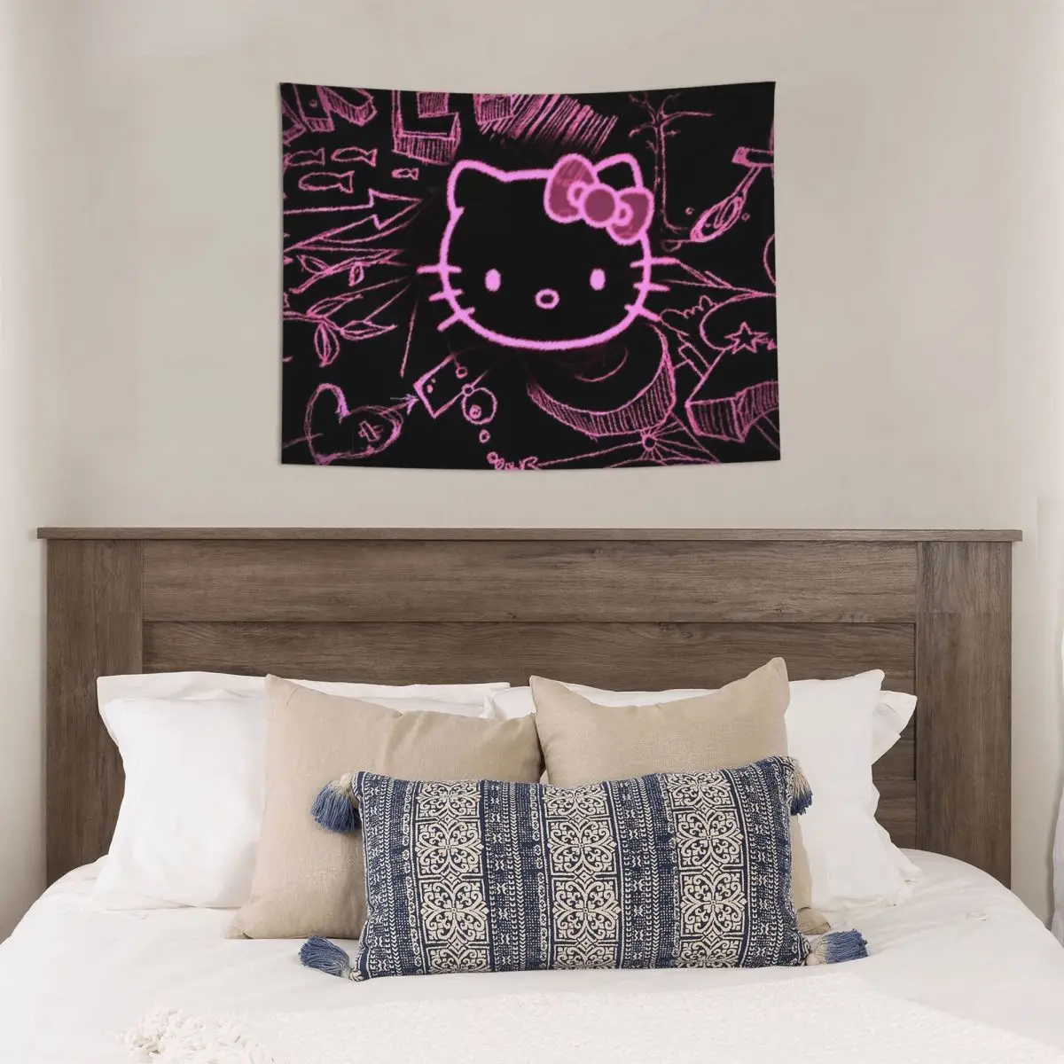 Kawaii Φ настенная подвеска хиппи полиэстер гобелены богемная стена одеяло