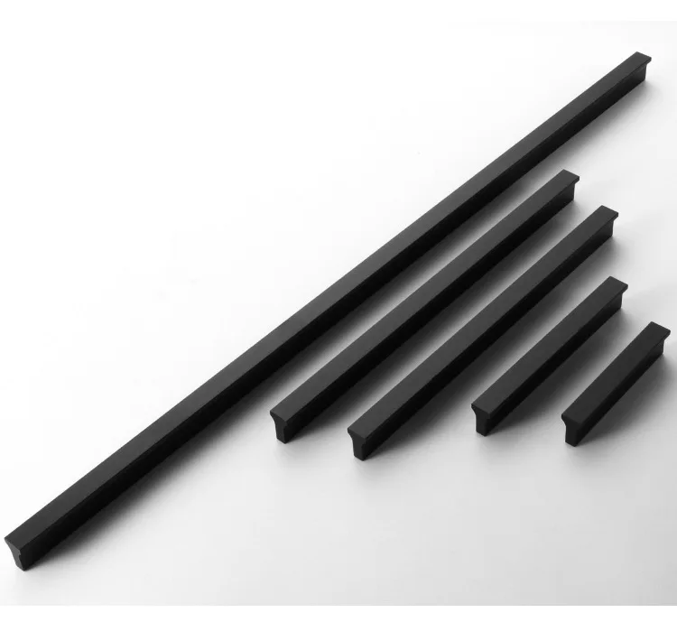 

Алюминиевые ручки для шкафов 80-1200 мм золотые черные