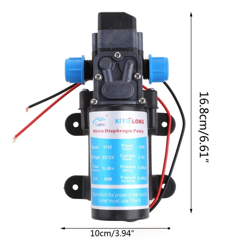 Y1UB 12 В 30 Вт прямая питьевая машина повышающий водяной насос Самовсасывающий