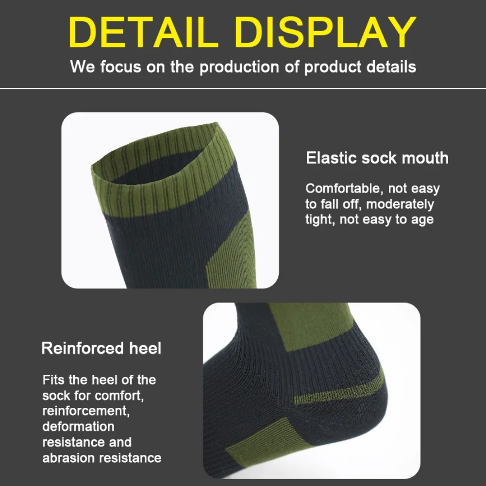 Leg Waterproof Camping Cycling Ski Adventure Mountaineering Warm Daily Outdoor Sports Socks Hiking Wading