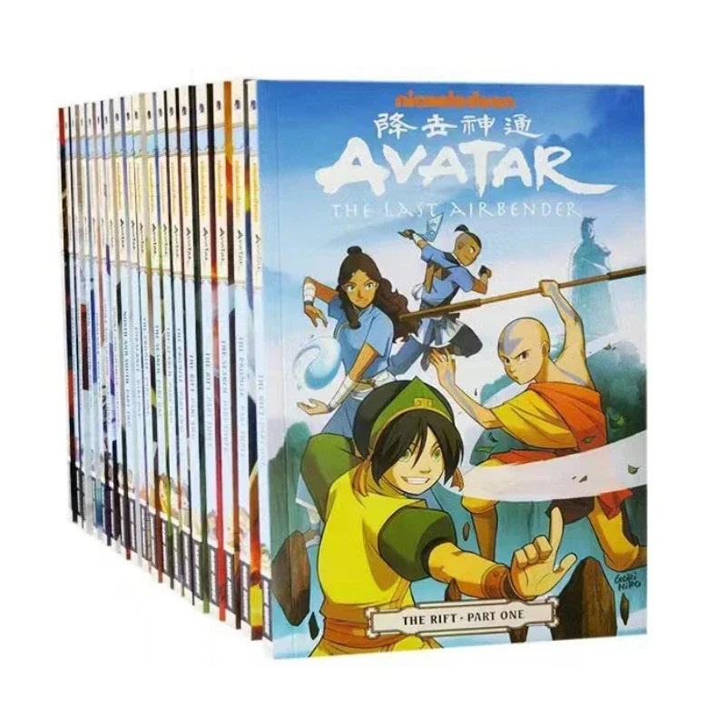 Аватар: Последний маг воздуха сезон 1 + 2 английская книга с картинками