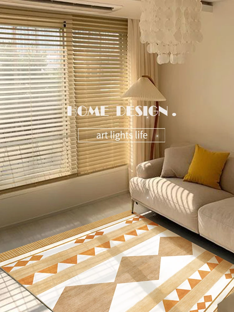 

Nordic Simple Carpet Bedroom Girl Bedside Rugs Study Personality Abstract Mat Large Area Living Room Rug Kitchen Non-slip Mats