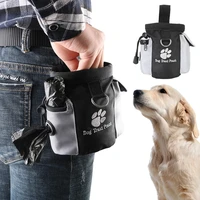 outdoor feeding pet dog treat pouch portable dog training bags pet snack food container puppy snack reward waist bag
